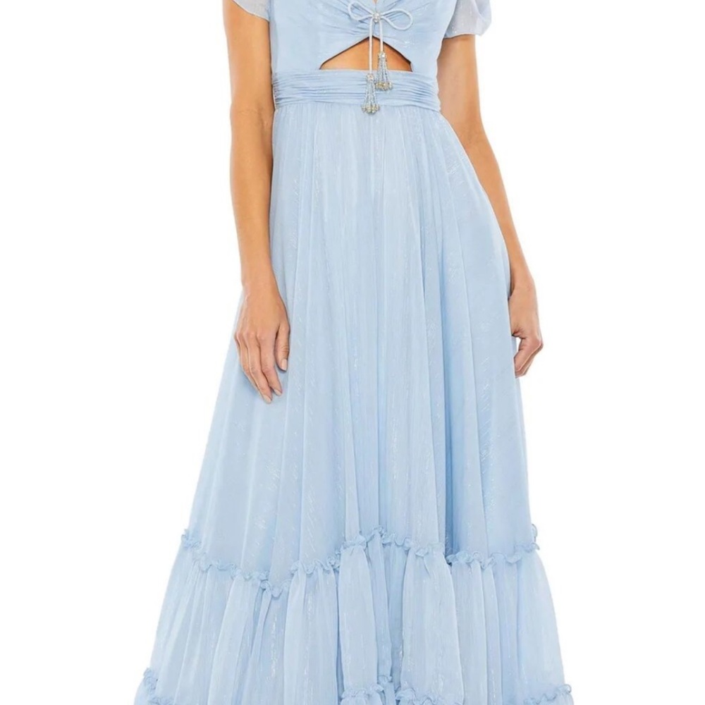 Mac Duggal Sky Blue Gown